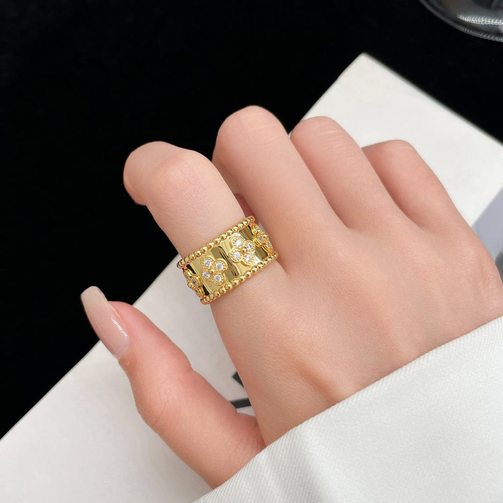 VCA PERLEE DIAMOND LARGE RING