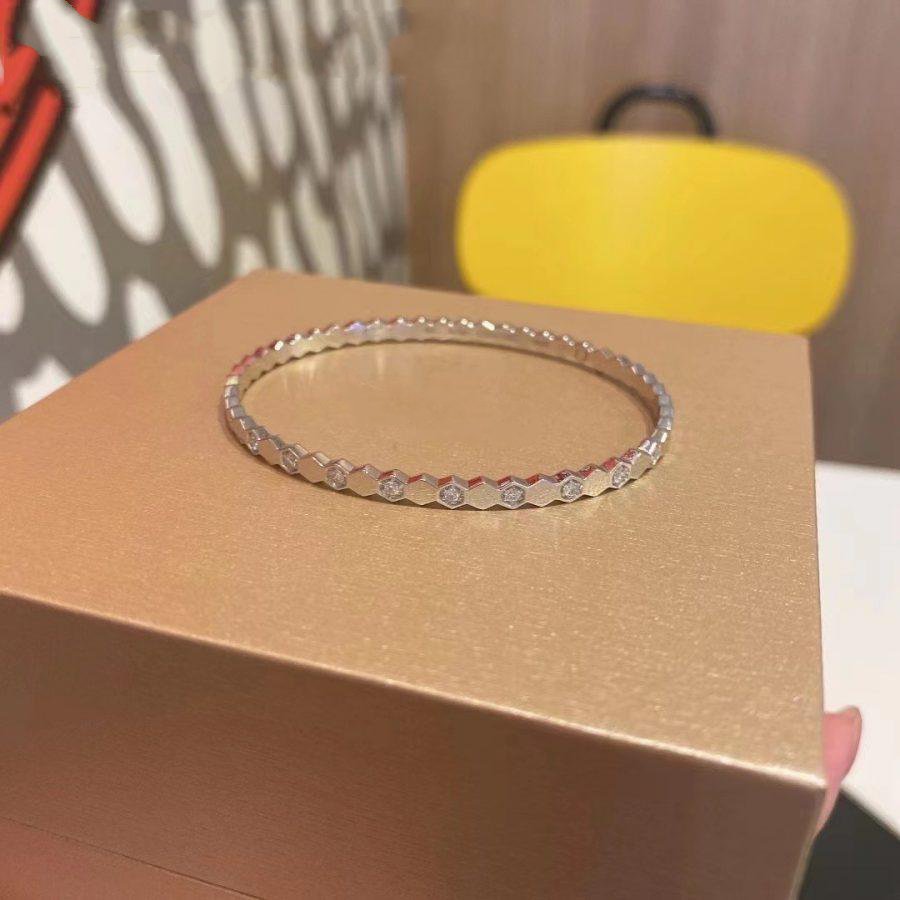 CHAUMET BEE LOVE SILVER DIAMOND BRACELET
